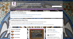 Desktop Screenshot of lewisgirlsschool.com
