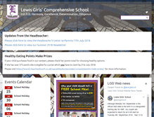 Tablet Screenshot of lewisgirlsschool.com